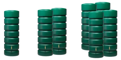 "Regentonne / Gartentank "Classico" - 2600 L ( 4 x 650 L) image"