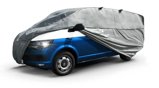"Bus Hagelschutzplane Hybrid UV Protect, Transporter-Hagelschutzgarage Größe XL image"