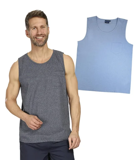 "Tank Top, Farbe marine/melange, Gr.M image"
