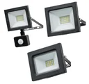 LED Außenstrahler mit Bewegungsmelder schwarz, 20W - 1500 Lumen