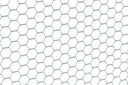 Sechseckgeflecht verzinkt, 50cm x 25m, 25x25mm, 0,8mm