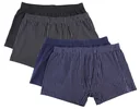 Boxershorts im Doppelpack, Farbe schwarz/schwarz gestreift, Gr.2XL