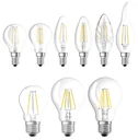 LED STAR FILAMENT Lampe mit 10 Watt, E27, kaltweiß, klar