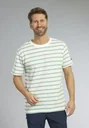 T-Shirt, Farbe grün-gestreift, Gr.L