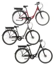 Unisex City E-Bike 28 Zoll, Rahmenhöhe 45 cm, 3-Gang Nabenschaltung, schwarz matt, Berlin