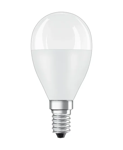 "LED STAR Tropfenlampe mit 7,5 Watt, E14, warmweiß, matt image"
