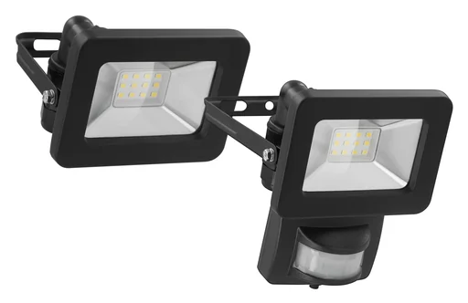 "LED Außenstrahler schwarz, 100W - 8500lm image"