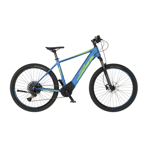 "Unisex E-Bike MTB, 29 Zoll, Rahmengröße, 51 cm, 12-Gang Kettenschaltung, blau matt, MONTIS 6.0i image"