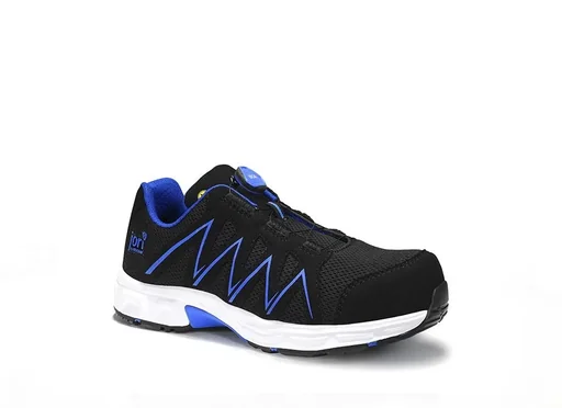 "jo_SPEEDY BOA® black-blue Low ESD S1P Sicherheitshalbschuh Gr. 45 image"