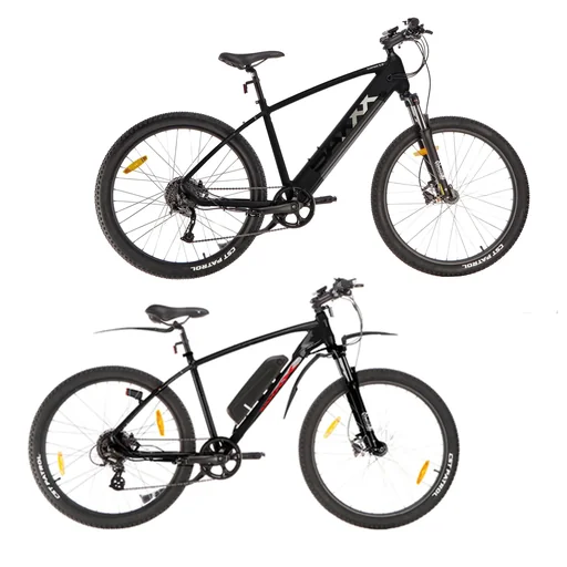 "Unisex Mountain E-Bike, 27,5 Zoll, Rahmenhöhe 47 cm, 7-Gang Kettenschaltung, schwarz, Berchtesgaden image"