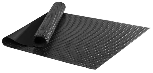 "Kofferraummatte, Gummimatte Coin, zuschneidbare Meterware 100x200 cm schwarz image"