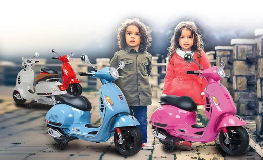 "Ride-on Vespa für Kinder, 12 Volt, Rot image"