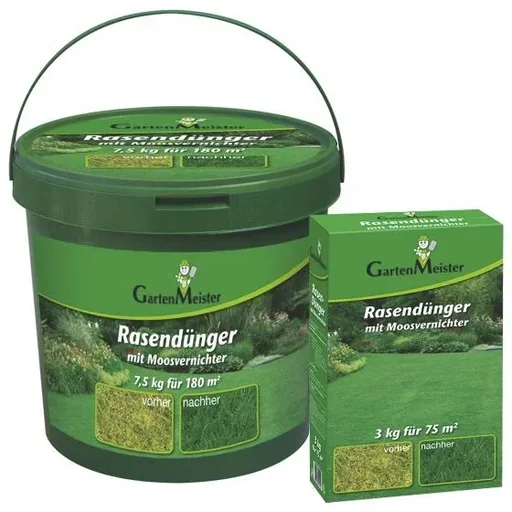 "Rasendünger mit Moosvernichter, 7,5 kg für ca. 180 m² image"