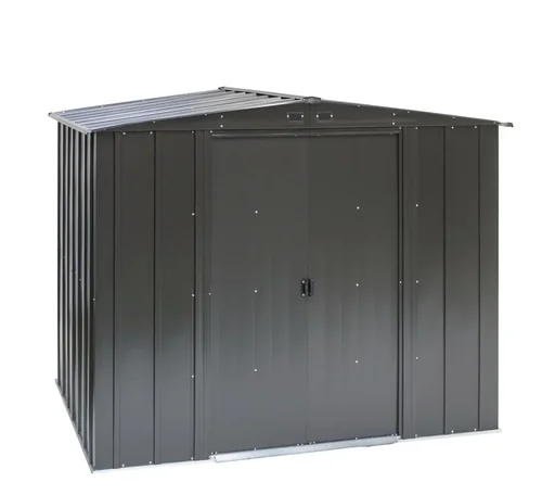 "Gerätehaus Metallgerätehaus 8x8 253x242x201 cm Onyx Schwarz image"