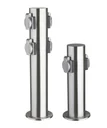 Edelstahl Energieverteiler 2-fach