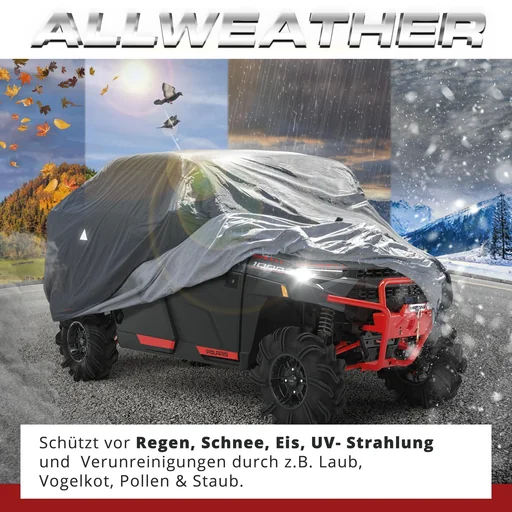 "Quad Abdeckplane All Weather Plus, Abdeckung für Geländefahrzeuge Größe L schwarz image"
