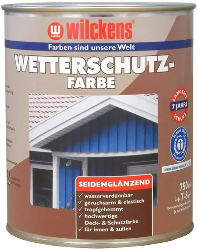 "Wetterschutzfarbe RAL 6005 Moosgrün 750 ml image"