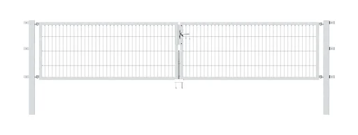 "Doppeltor Flexo mit Zubehör, feuerverzinkt, Breite 400 cm, Höhe 100 cm, PF: 80x80 cm image"