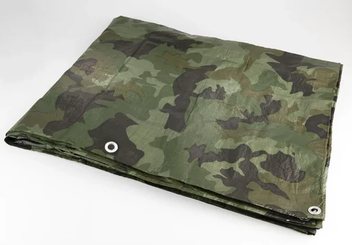 "Holzstapelabdeckplane "Camouflage" 1,5 x 12 m image"