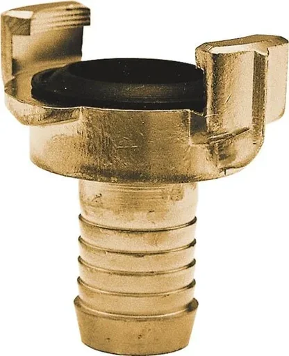 "Schnellkupplung aus Messing, Schlauchstück 1", Nockenweite 40 mm, 2 Stück image"