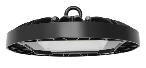 "LED-HighBay in UFO-Form bietet 100 W, 9400 lm, 5000 K (neutralweiß) und IP65 Schutz. image"