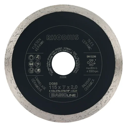 Diamanttrennscheibe Fliesen und Keramik DG85 TILES, 125 mm