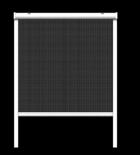 "Insektenschutzrollo für Fenster, Farbe weiß, 100 x 160 cm image"
