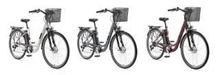 "Unisex Alu-City E-Bike, 28 Zoll, 7-Gang Kettenschaltung, weiß, Multitalent RC822 image"