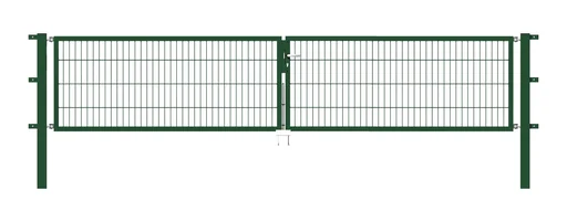 "Doppeltor Flexo mit Zubehör, grün, Breite 400 cm, Höhe 120 cm, PF: 80x80 cm image"