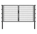 Doppeltor Flexo mit Zubehör, anthrazit, Breite 400 cm, Höhe 120 cm, PF: 8x8 cm