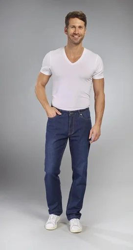 "Jeans Regular Fit, Farbe dark blue, Gr.58 image"