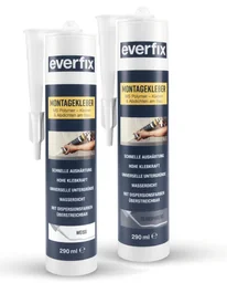 Mounting adhesive, transparent, 290 ml