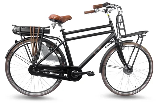 "Herren City E-Bike, 28 Zoll, Rahmenhöhe 50 cm, 7-Gang Nabenschaltung, 3 Gent schwarz 13Ah image"