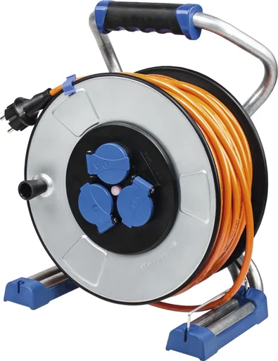 "Metallkabeltrommel IronCoat Xperts 320mmØ 40m H07BQ-F 3G2,5, IP44, DGUV-I 203-006 image"