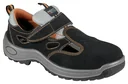 Sicherheits-Sandale S1 safety&more schwarz-grau, Gr. 44