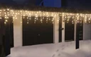 Eisregen Lichterkette mit 480 kaltweißen LED - Länge 12 m