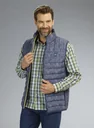 Weste mit Reißverschluss, Farbe blau, Gr.2XL