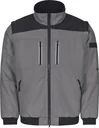 Funktionsblouson, grau-schwarz, Gr. M