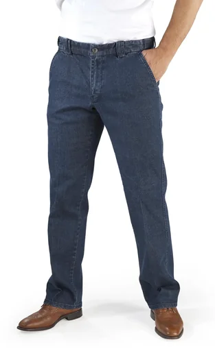 "Jeans mit Komfortbund, Farbe bluestone, Gr. 30 image"