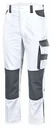 Berufshose EXTREME, weiss-grau, Gr. M