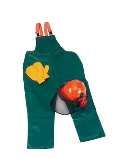 "Schnittschutz Sicherheits Starter Set: Hose Gr.50, Helm, Handschuhe image"
