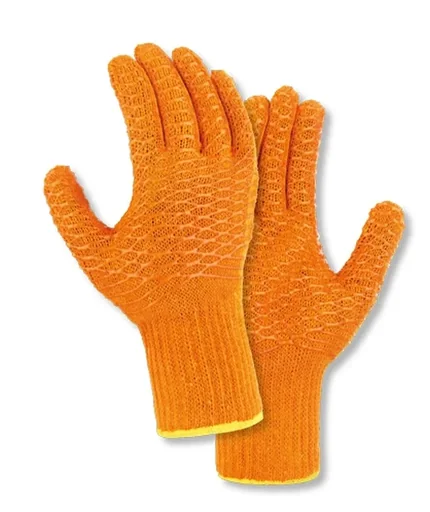 "Grobstrick-Handschuh CRISS CROSS orange Gr. 10 image"