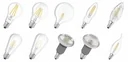 LED Classic Filament Lampe mit 10 Watt, E27, warmweiß