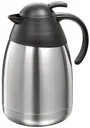 Edelstahl Isolierkanne, 2,0 Liter, Höhe mit Deckel 27 cm, ohne Deckel 24,5 cm