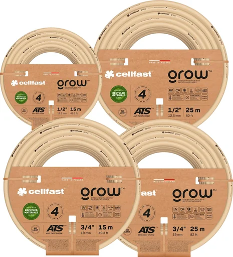 "Gartenschlauch GROW 1/2" 25 m, 4 lagig image"