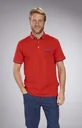 Poloshirt aus Pique, Farbe rot, Gr.XL