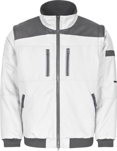 "Funktionsblouson, weiss-grau, Gr. L image"