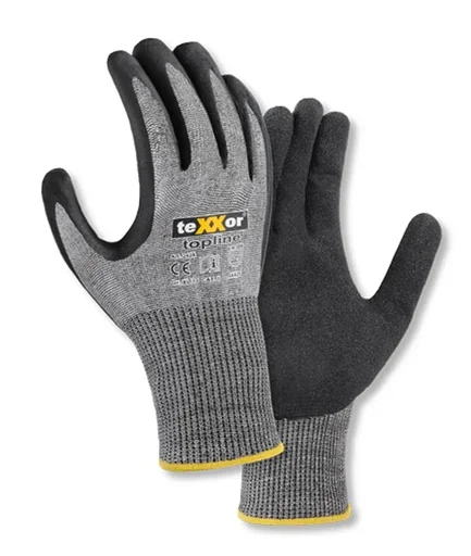 "Schnittschutz-Strickhandschuhe besandete Nitrilbeschichtung Gr. 8 image"