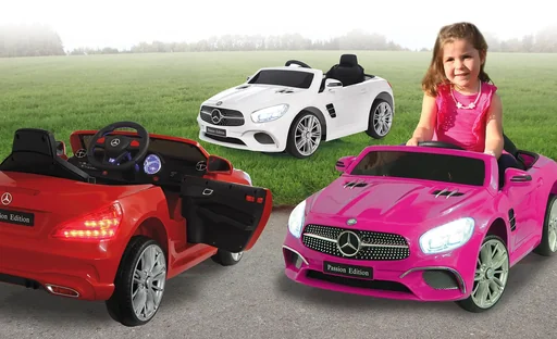 "Ride-on Mercedes-Benz SL 400 für Kinder, 12 Volt, Rot image"