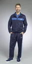 Freizeitanzug 3-teilig, Farbe navy-royalblau, Gr.3XL